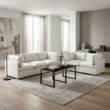 Annex Beige Chenille Sofa