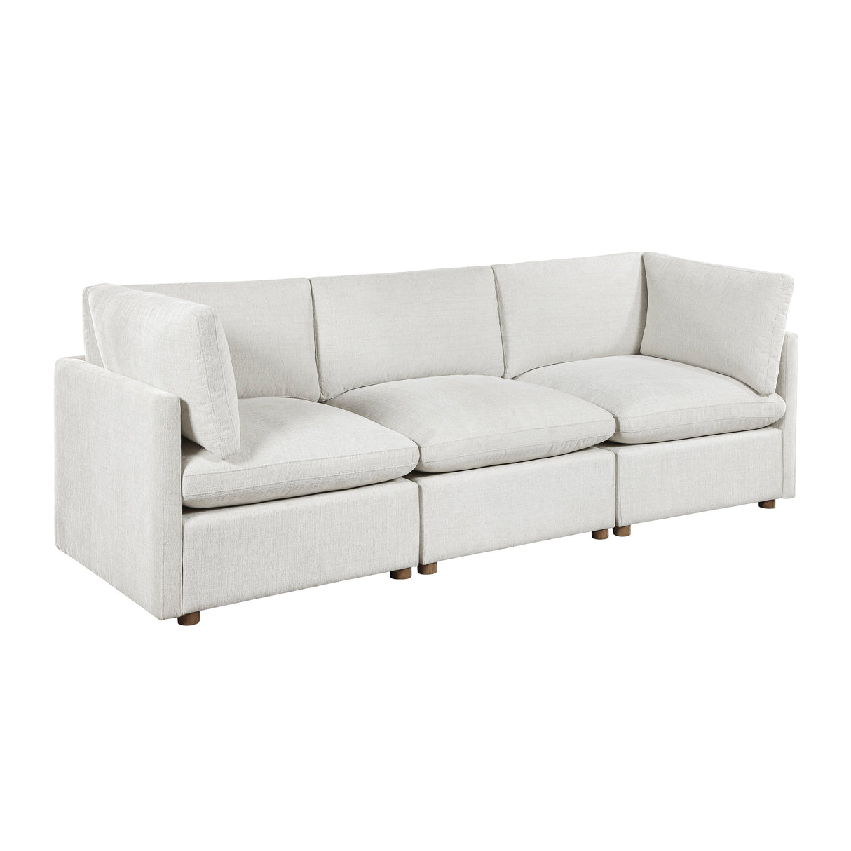 Annex Beige Chenille Sofa