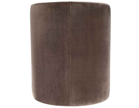 Annie Chocolate Velvet Barrel Chair w/Casters, Set of 2 by Steve Silver at Eve Furniture