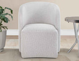 Annie Cotton Barrel Chair w/Casters, Set of 2 by Steve Silver at Eve Furniture