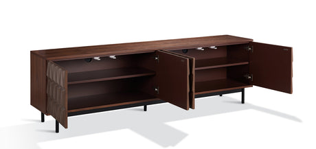 Annie Walnut TV Console by New Era Innovations at Eve Furniture
