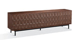 Annie Walnut TV Console by New Era Innovations at Eve Furniture