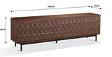 Annie Walnut TV Console by New Era Innovations at Eve Furniture