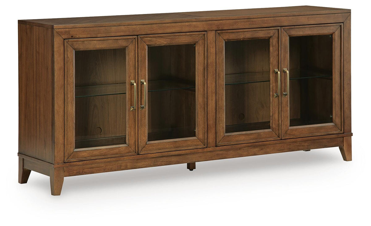 Annswick Medium Brown Accent Cabinet by Ashley at Eve Furniture
