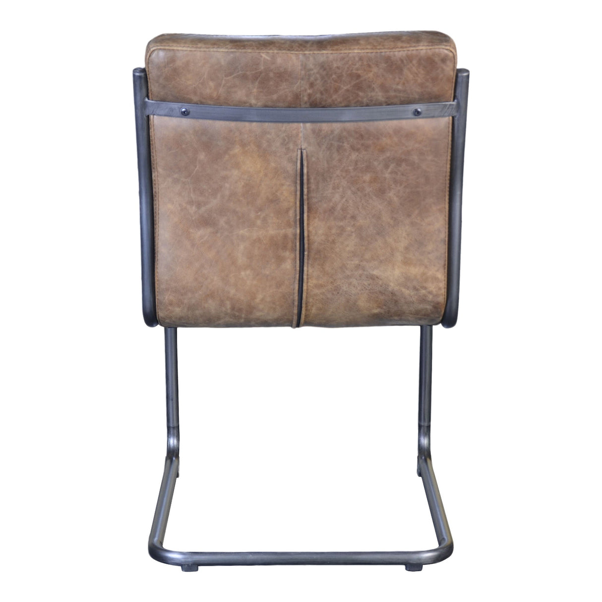 Anse Brown Leatherl Dining Chair (Set of 2) by MOES at Eve Furniture