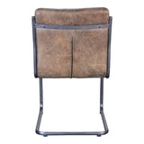 Anse Brown Leatherl Dining Chair (Set of 2) by MOES at Eve Furniture