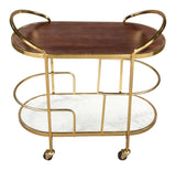 Antalya Multicolor Bar Cart by Zuomod at Eve Furniture