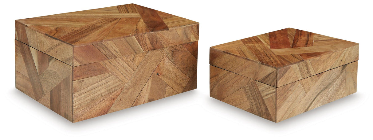 Antford Brown Box by Ashley at Eve Furniture