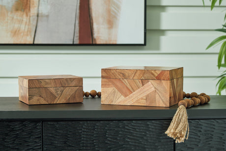 Antford Brown Box by Ashley at Eve Furniture