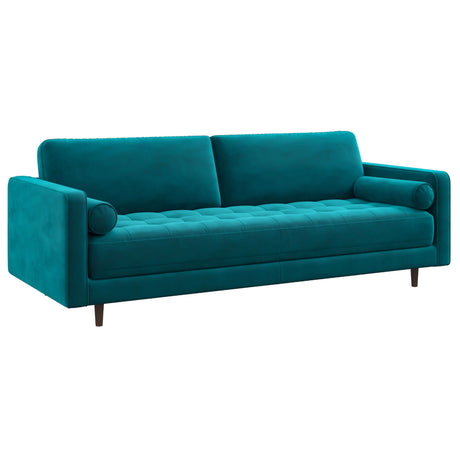 Daphne Teal Velvet Sofa