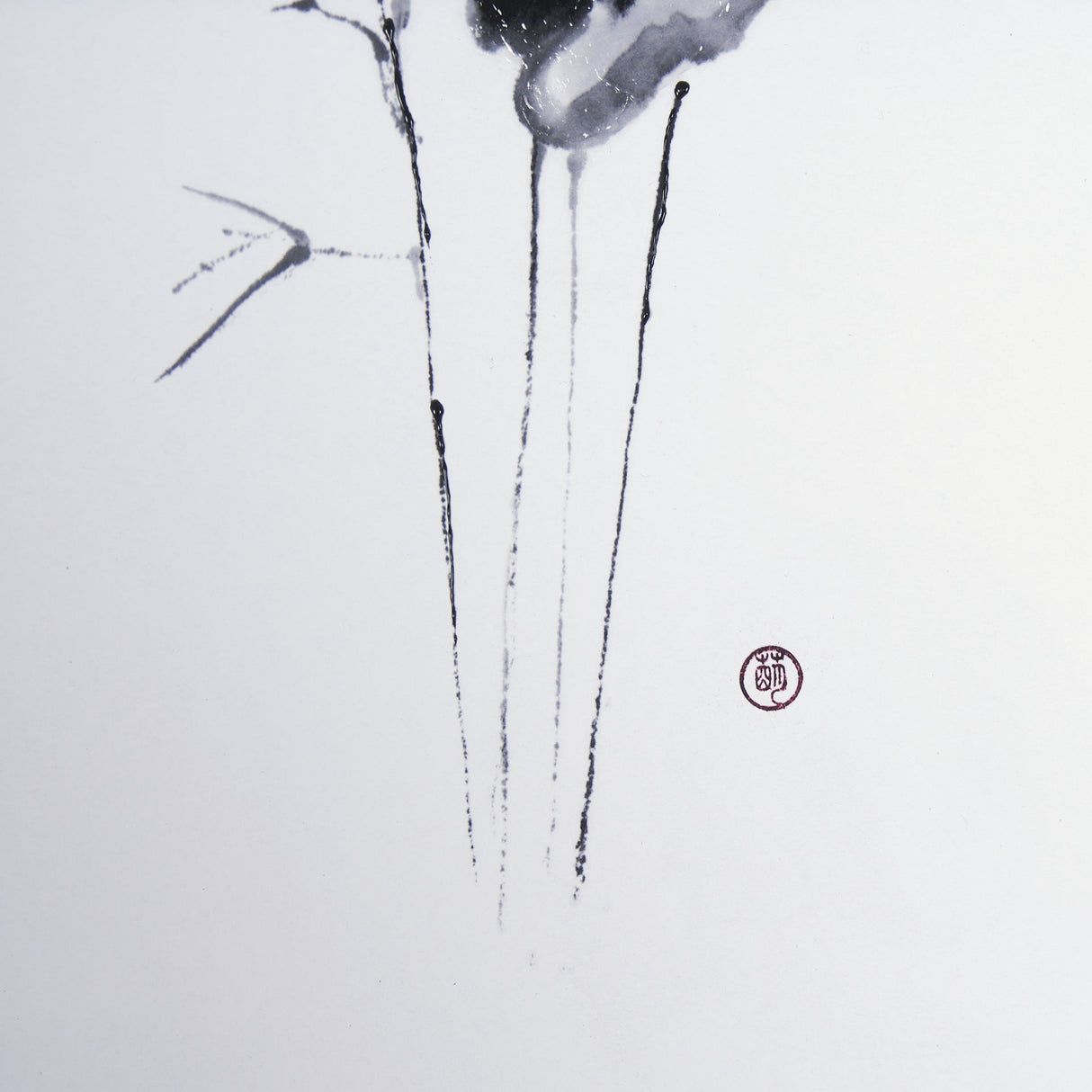 Anthurium I by Mercana Studio a Hand Embellished Textured Framed Art Print Matted under Glass by Mercana at Eve Furniture