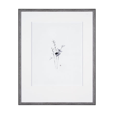 Anthurium I by Mercana Studio a Hand Embellished Textured Framed Art Print Matted under Glass by Mercana at Eve Furniture