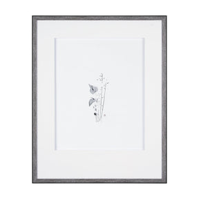 Anthurium II by Mercana Studio a Hand Embellished Textured Framed Art Print Matted under Glass by Mercana at Eve Furniture