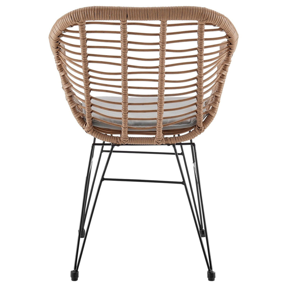 Antibes 1.0 Patio 2-Person Seating Group with End Table with Grey Cushions by Manhattan Comfort at Eve Furniture