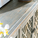 Antigua 4 Door Cabinet - Timeworn Gray by Classic Home at Eve Furniture