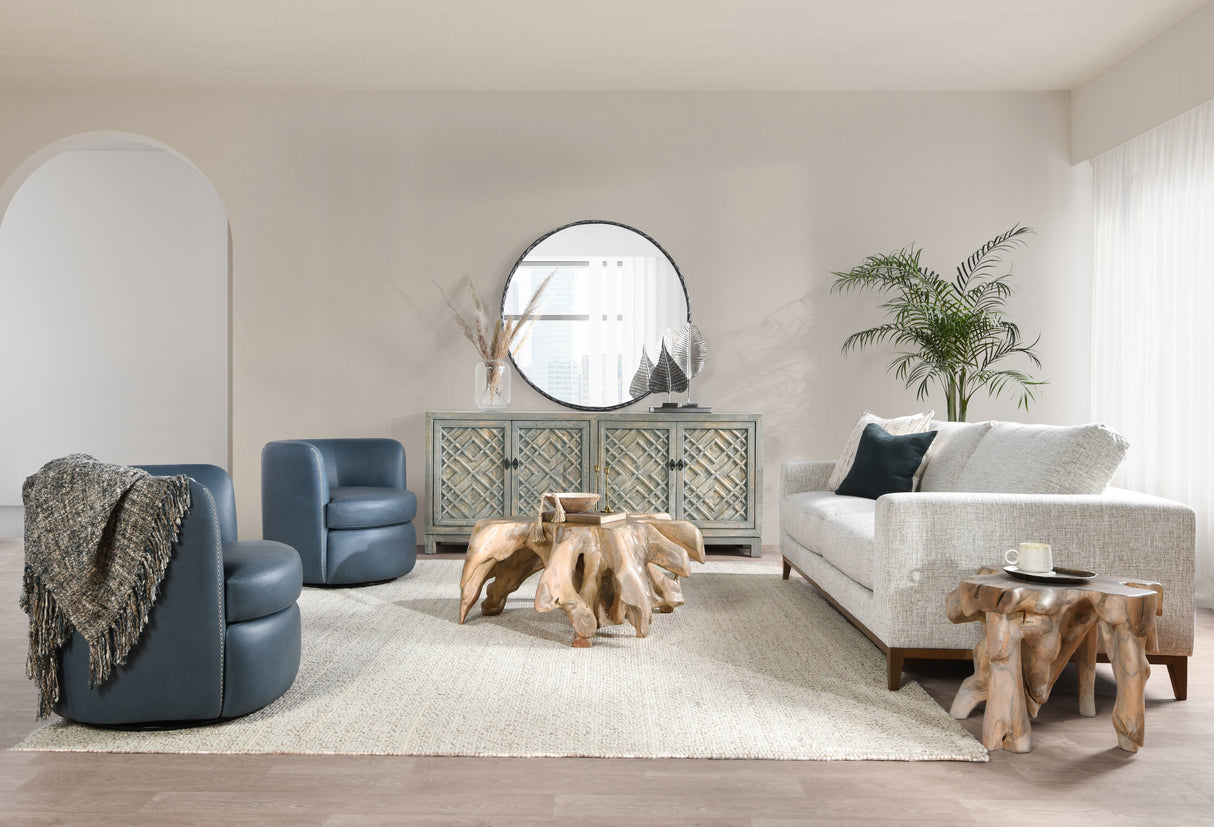 Antigua 4 Door Cabinet - Timeworn Gray by Classic Home at Eve Furniture