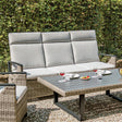 Antigua Gun Metal/Brown/Gray Sofa by Furniture of America at Eve Furniture