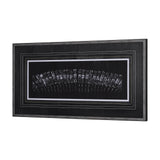 Antique Typewriter Bars by Ethan Harper Hand Embellished Textured Framed Photo Art Print Matted unde by Mercana at Eve Furniture