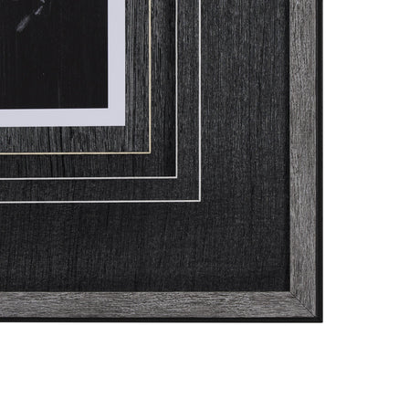Antique Typewriter Bars by Ethan Harper Hand Embellished Textured Framed Photo Art Print Matted unde by Mercana at Eve Furniture