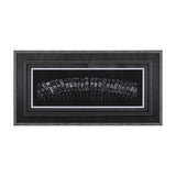 Antique Typewriter Bars by Ethan Harper Hand Embellished Textured Framed Photo Art Print Matted unde by Mercana at Eve Furniture