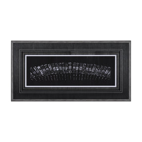 Antique Typewriter Bars by Ethan Harper Hand Embellished Textured Framed Photo Art Print Matted unde by Mercana at Eve Furniture