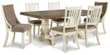 Bolanburg Antique White Dining Table and 6 Chairs