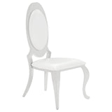 Antoine Creamy White/Chrome 7-Piece Rectangular Dining Set by Coaster at Eve Furniture