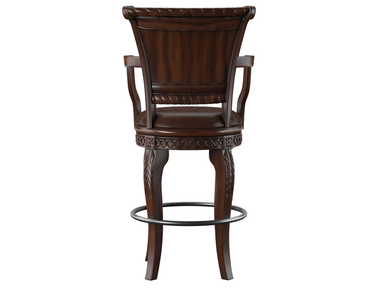 Antoinette 30″ Bar Stool,Swivel, Set of 2 by Steve Silver at Eve Furniture
