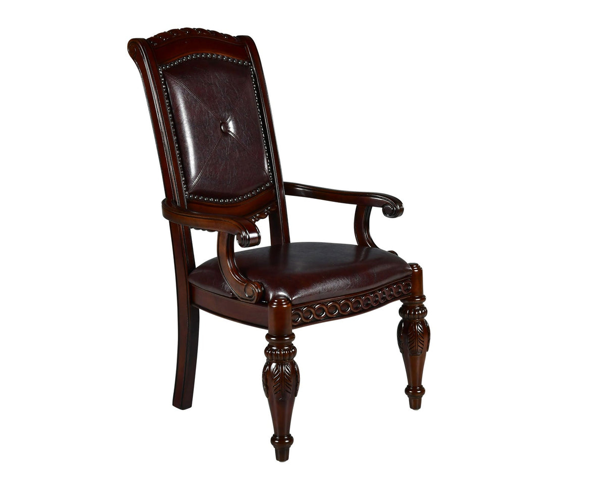 Antoinette Cherry Brown Dining Room Set by Steve Silver at Eve Furniture