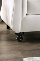 Antoinette White Loveseat by Furniture of America at Eve Furniture