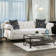 Antoinette White Sofa by Furniture of America at Eve Furniture