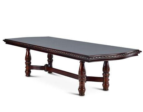 Antoinette 96-120 inch Pedestal Dining Table w/24″ Leaf by Steve Silver at Eve Furniture