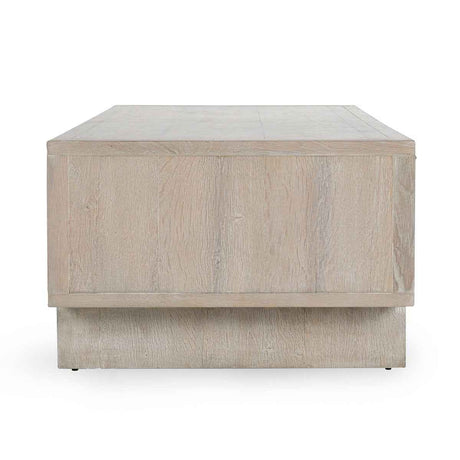 Anton 4 Door Coffee Table - Beige/Natural by Classic Home at Eve Furniture