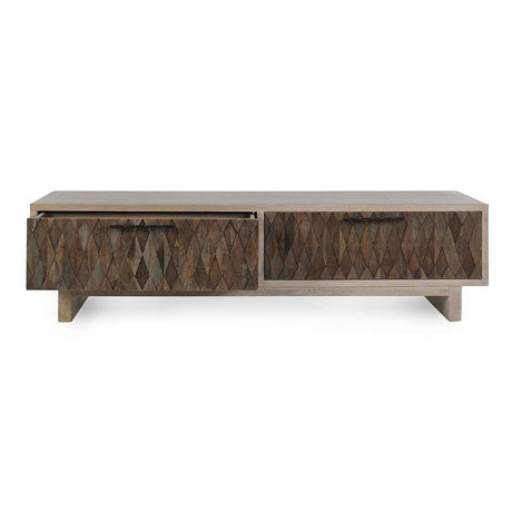 Anton 4 Door Coffee Table - Beige/Natural by Classic Home at Eve Furniture