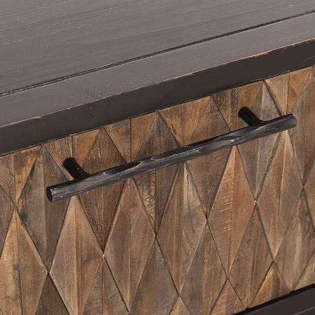 Anton Black/Natural Coffee Table by Classic Home at Eve Furniture