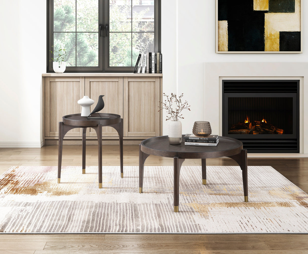 Anton Dark Brown Cocktail Table
