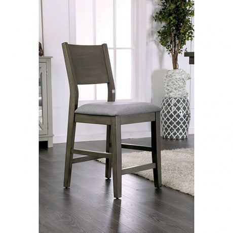 Anton Gray 7-Piece Counter Height Table Set by Furniture of America at Eve Furniture