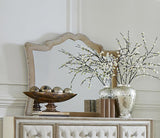 Antonella Camel Mirror with Nailhead Trim by Coaster at Eve Furniture