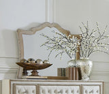 Antonella Camel Mirror with Nailhead Trim by Coaster at Eve Furniture