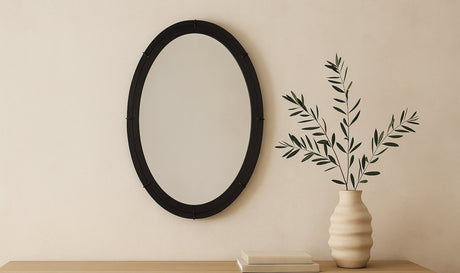 Antoni Mirror Black Large Black by Moe's Home at Eve Furniture