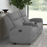 Antonius Gray Sofa & Loveseat by Furniture of America at Eve Furniture