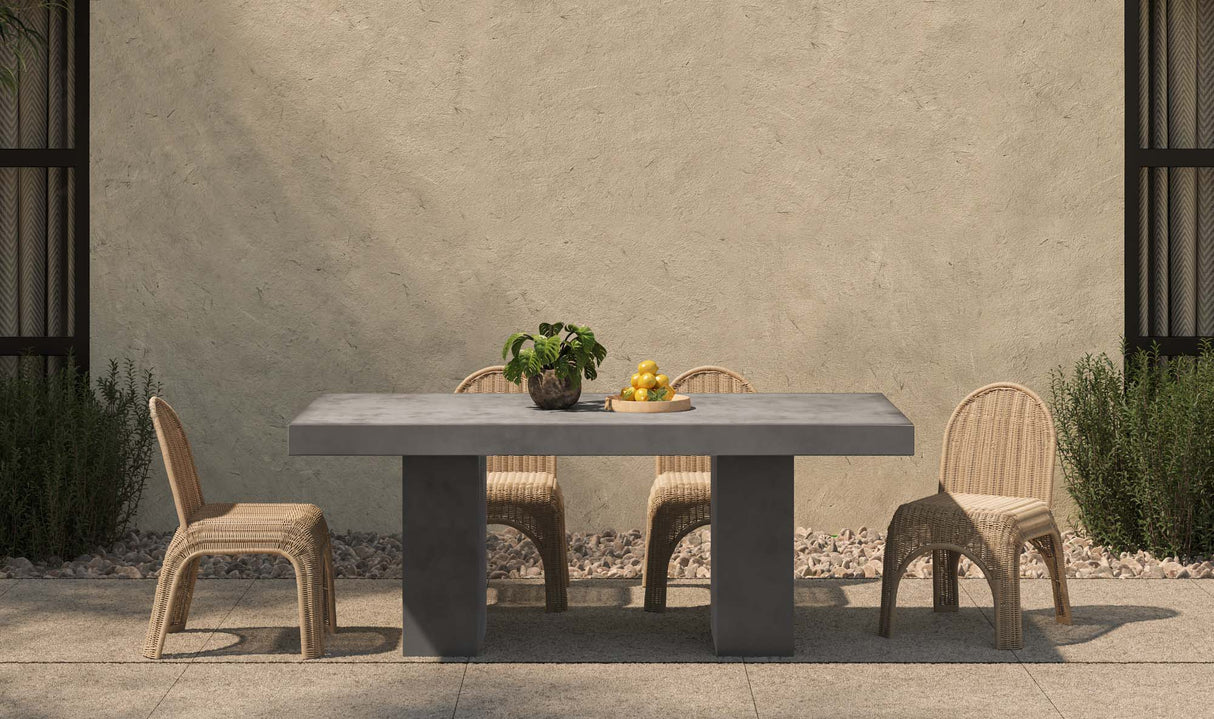 Antonius Outdoor Dining Table Grey by Moe's Home at Eve Furniture