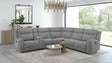 Antonius Gray Motion Manual Reclining Sectional by Furniture of America at Eve Furniture