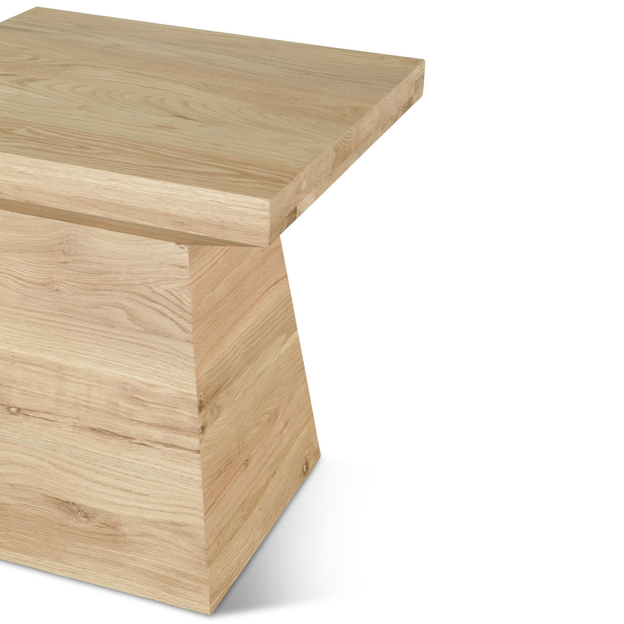 Anvil 24" Side Table in Natural Oak by Home Trends & Design at Eve Furniture