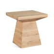 Anvil 24" Side Table in Natural Oak by Home Trends & Design at Eve Furniture