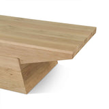 Anvil 58" Coffee Table in Natural Oak by Home Trends & Design at Eve Furniture