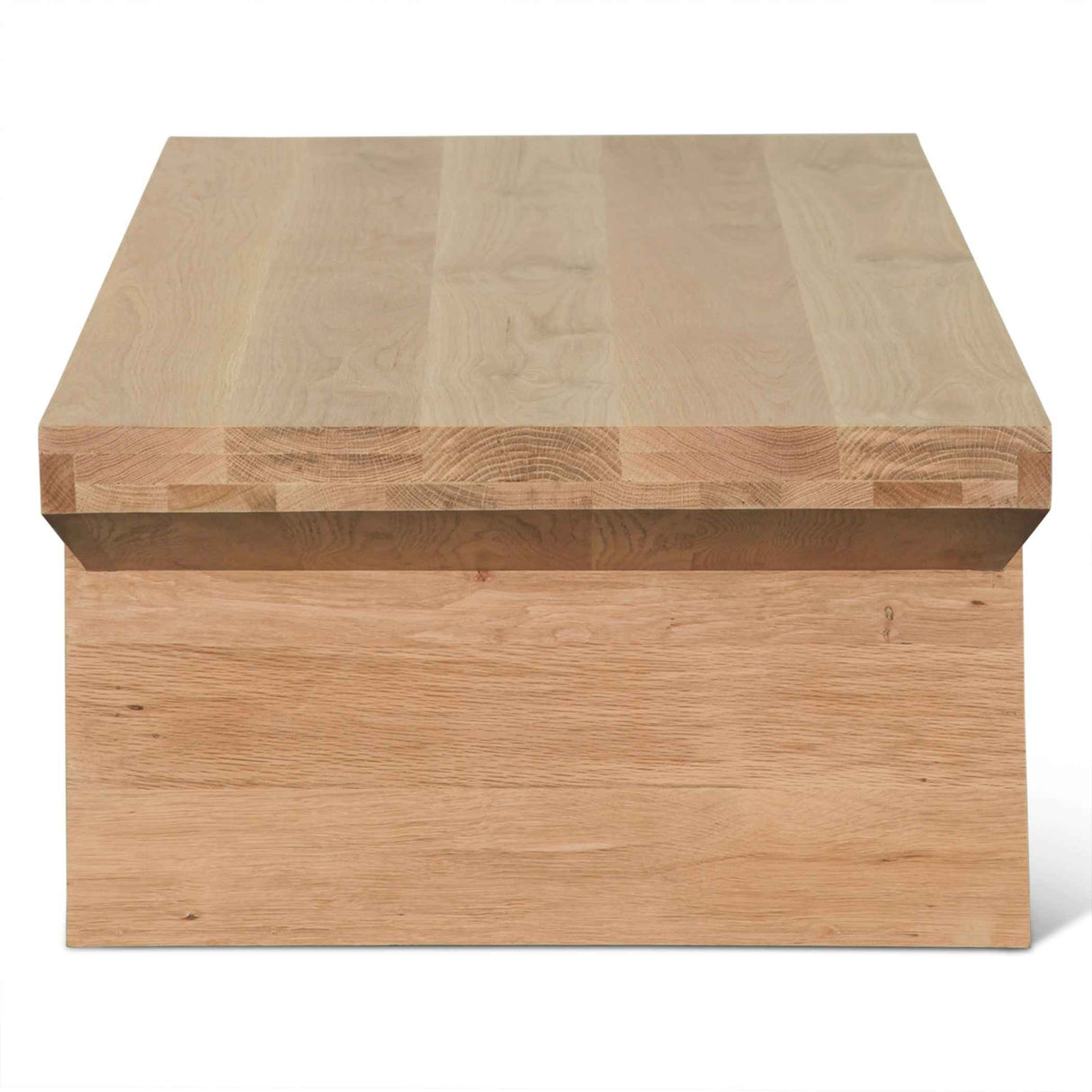 Anvil 58" Coffee Table in Natural Oak by Home Trends & Design at Eve Furniture