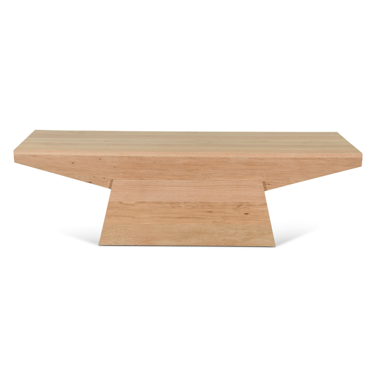 Anvil 58" Coffee Table in Natural Oak by Home Trends & Design at Eve Furniture