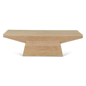Anvil 58" Coffee Table in Natural Oak by Home Trends & Design at Eve Furniture