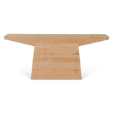 Anvil 68" Console Table in Natural Oak by Home Trends & Design at Eve Furniture